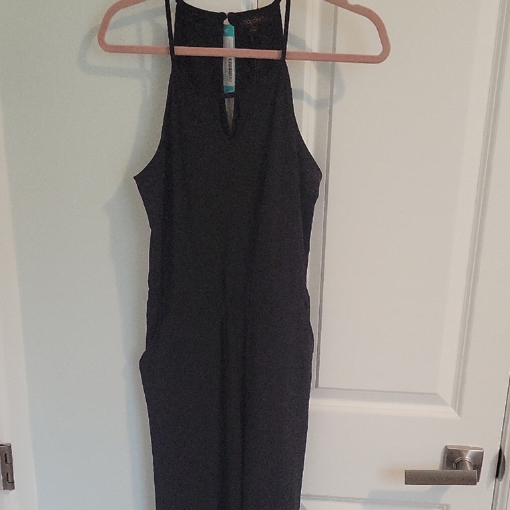 Black Sleeveless Jumpsuit